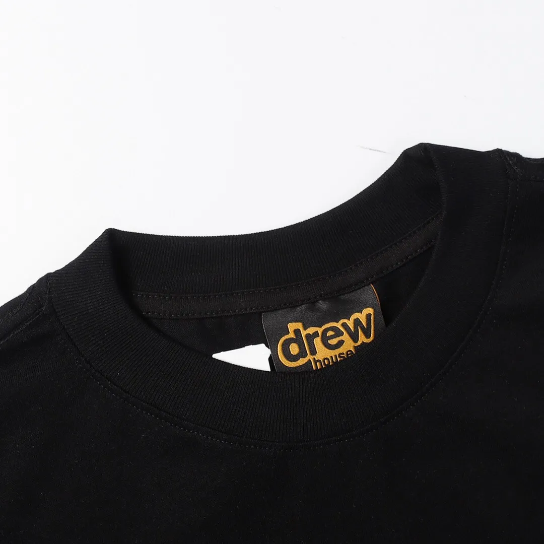 D 045 9 2023SS Same Style drew T g , ！ Quality！！ ， Quality！！ ， ！！ ， ， ， ， ， 。 Sizes：S M L XL ：Black White Royal Blue Red Brown White Orange